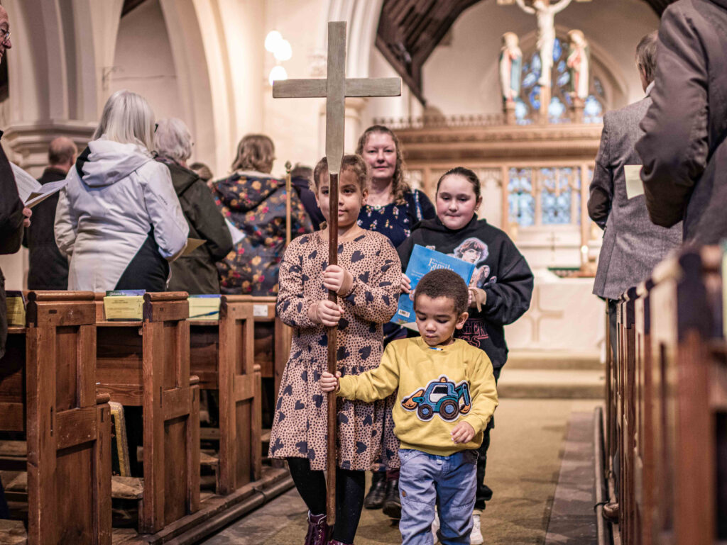 Children in church