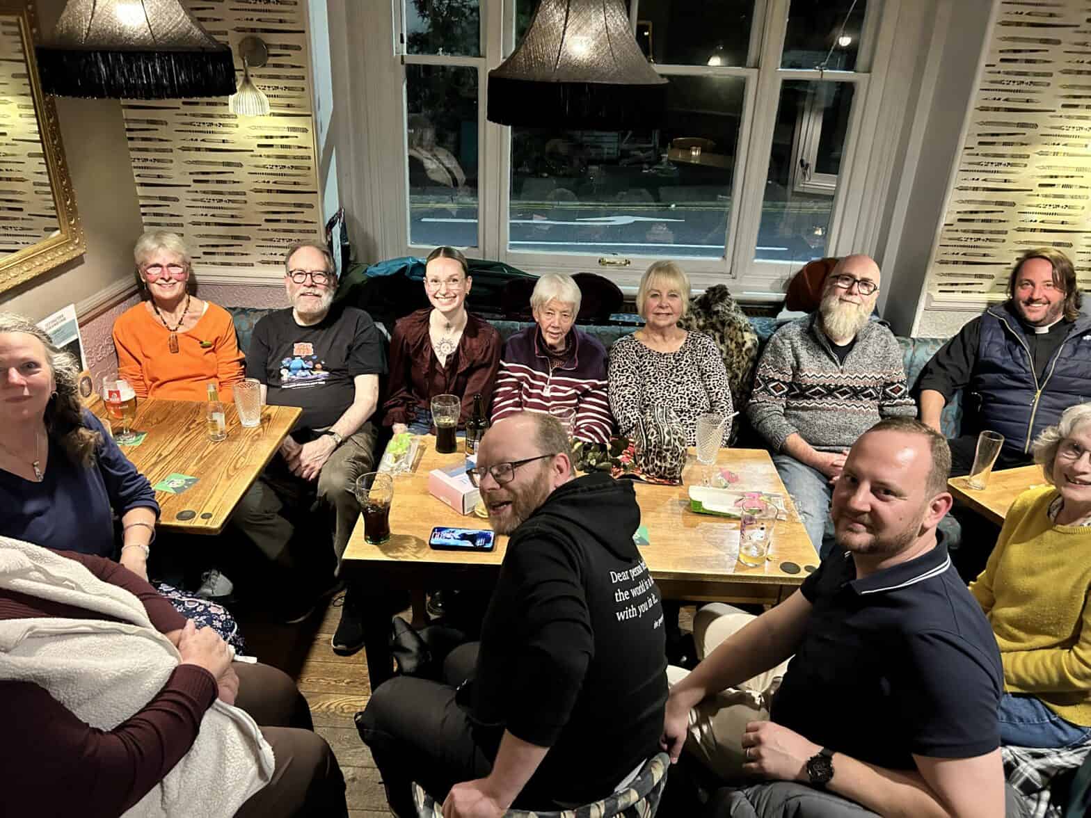 Exploring faith over a pint