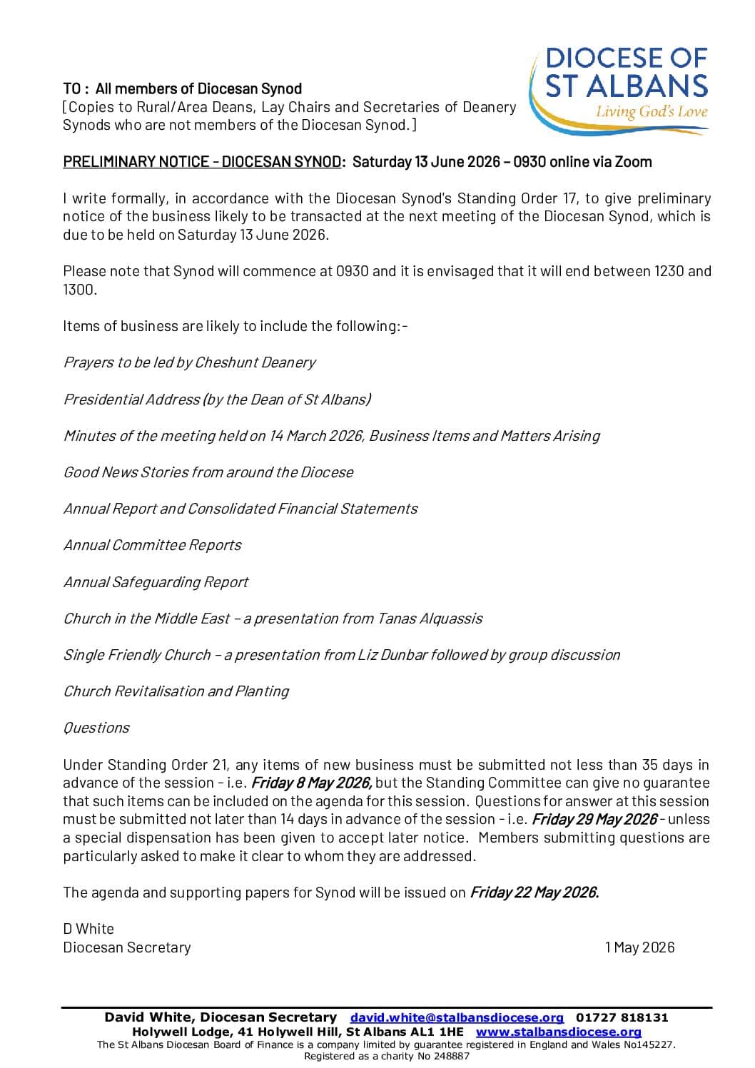 DS Preliminary Notice 2026 06 13
