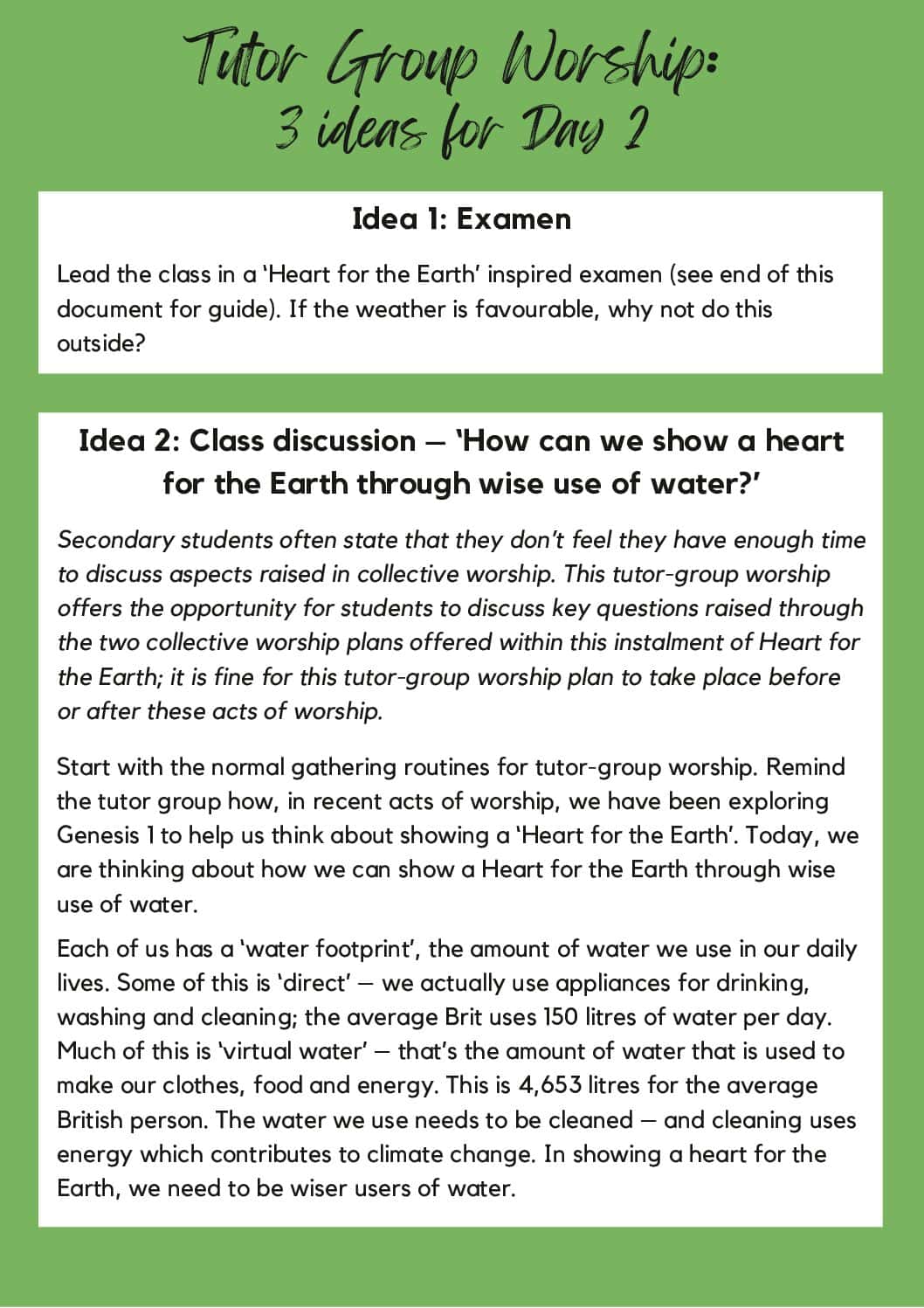 Tutor Group Worship Secondary D2 (1)